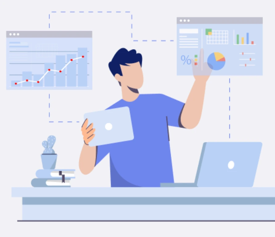 Competitive analysis illustration