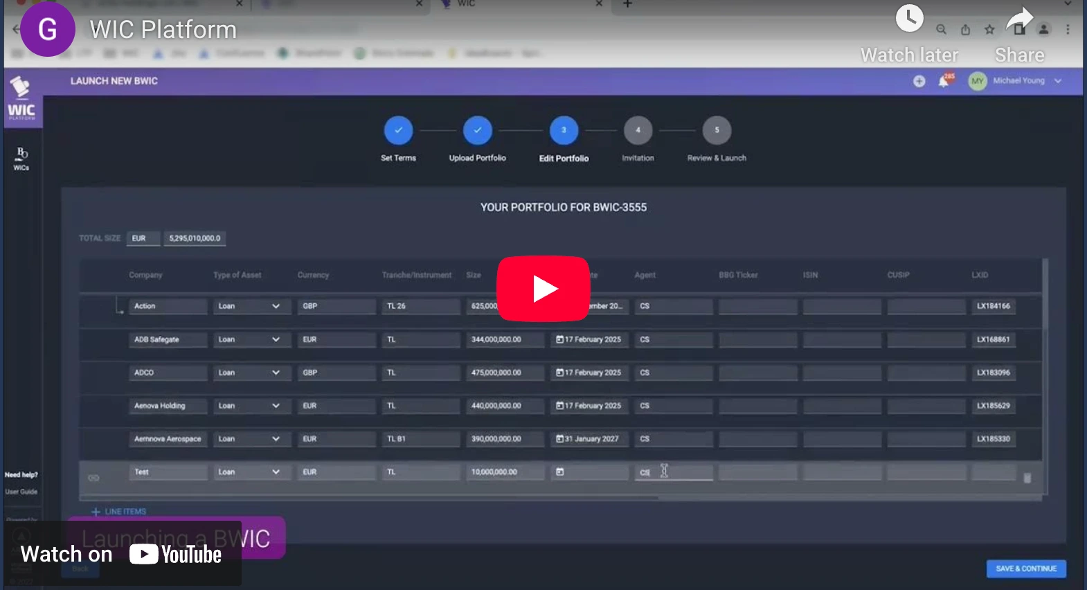 WIC Platform MVP demo