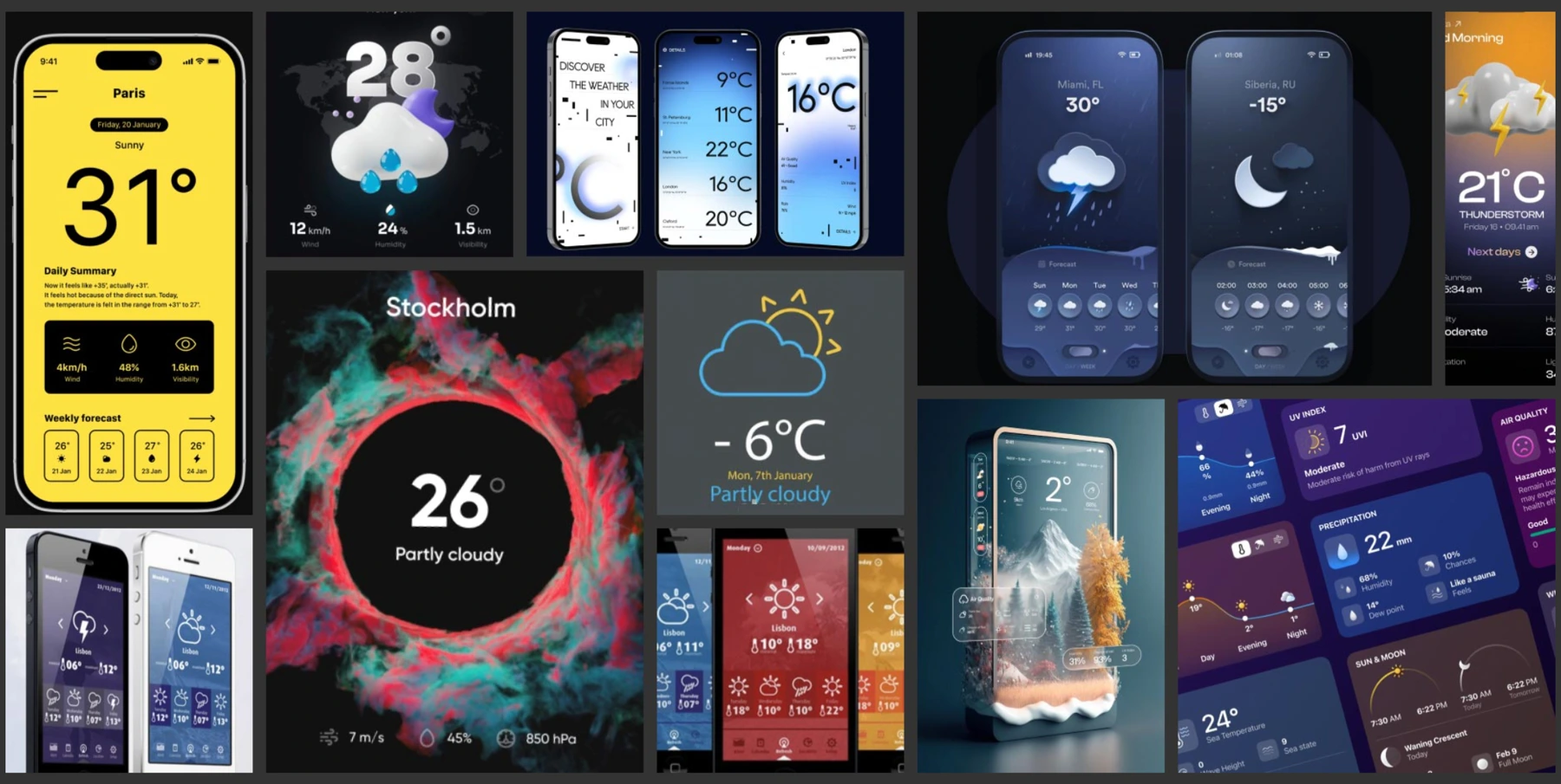 MOBILE APP moodboard