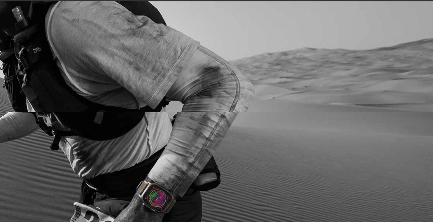 Smartwatch concept in use