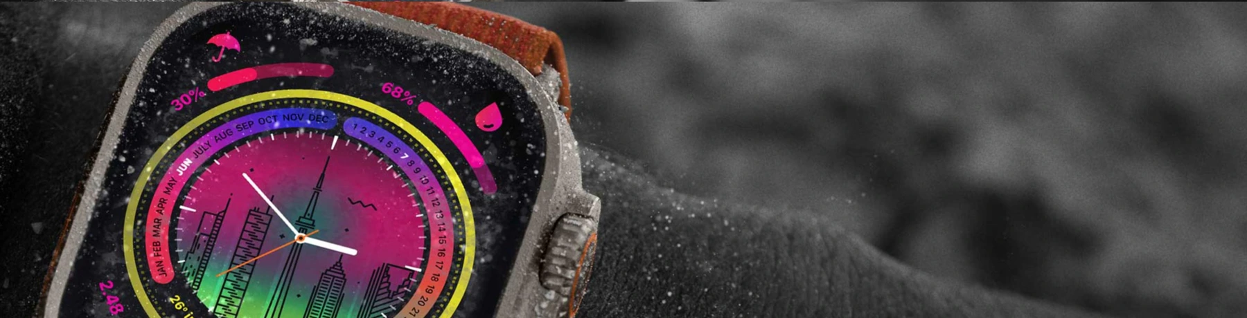Smartwatch concept in use